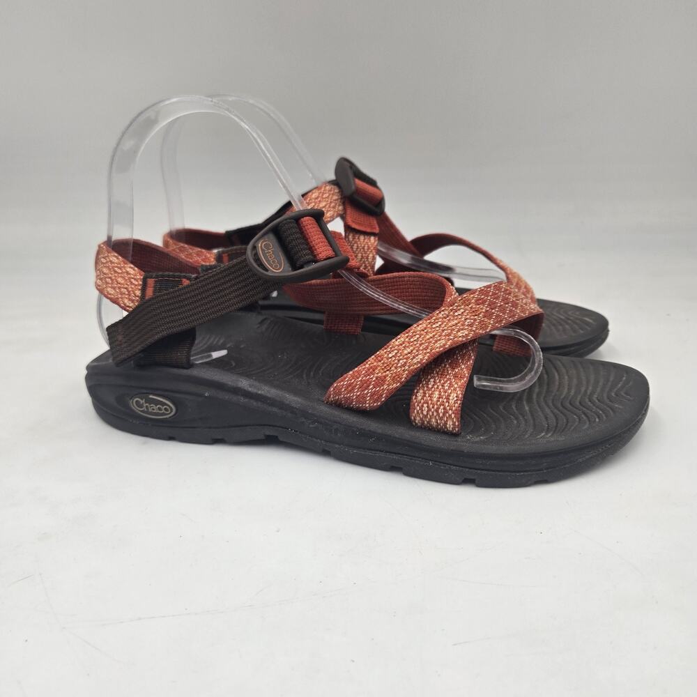 Chaco Classic Sandals Women's Size 8 Orange Brown Adjustable Sport Hiking